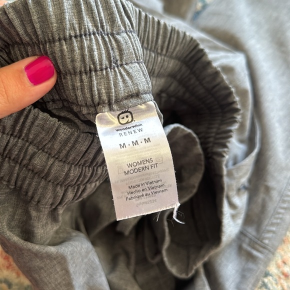wonderwink renew womens modern fit grey heather jogger scrub pants - Picture 4 of 4